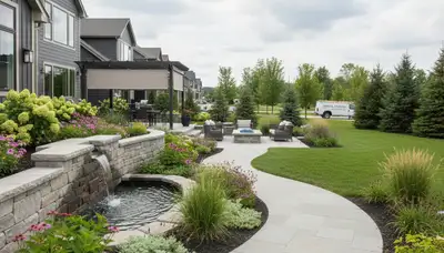 Landscaping services in Naperville, IL by Naperville Landscapers for residential and commercial properties