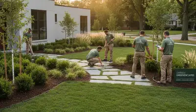 Naperville, IL landscaping services by Naperville Landscapers for residential and commercial properties