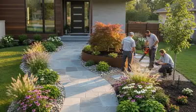 Landscaping services in Naperville, IL for residential and commercial properties