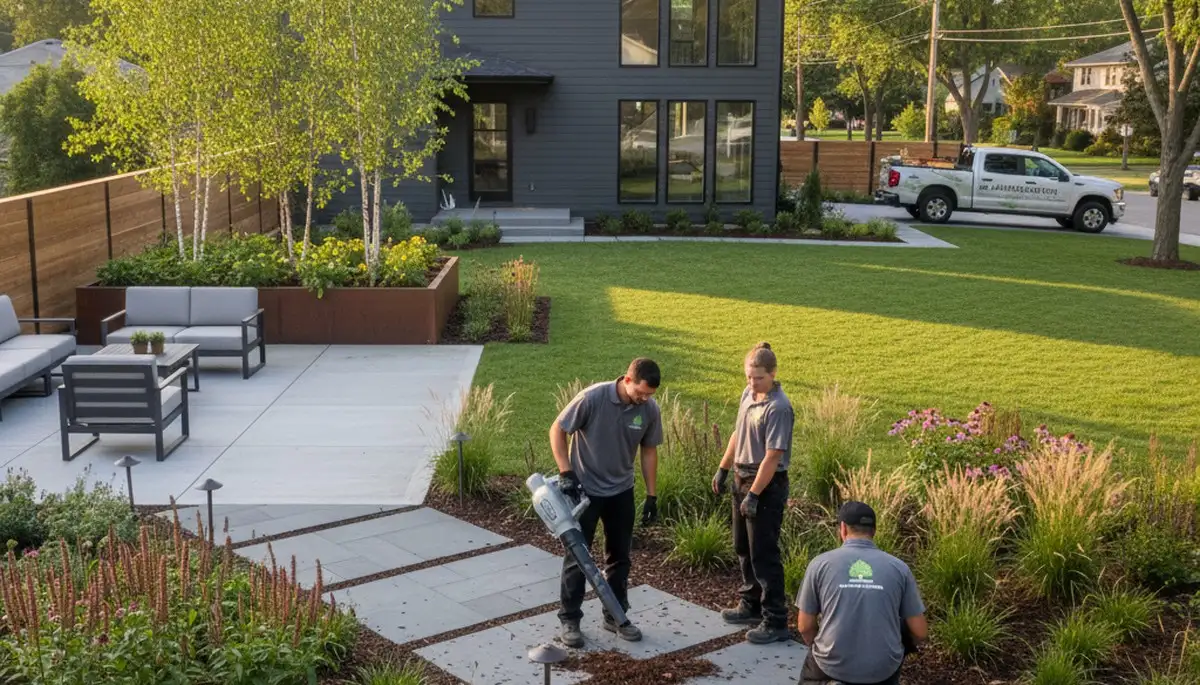 Naperville, IL landscaping service for residential lawn care and landscape maintenance
