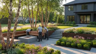 Naperville, IL landscaping services for residential and commercial lawn care and landscape design