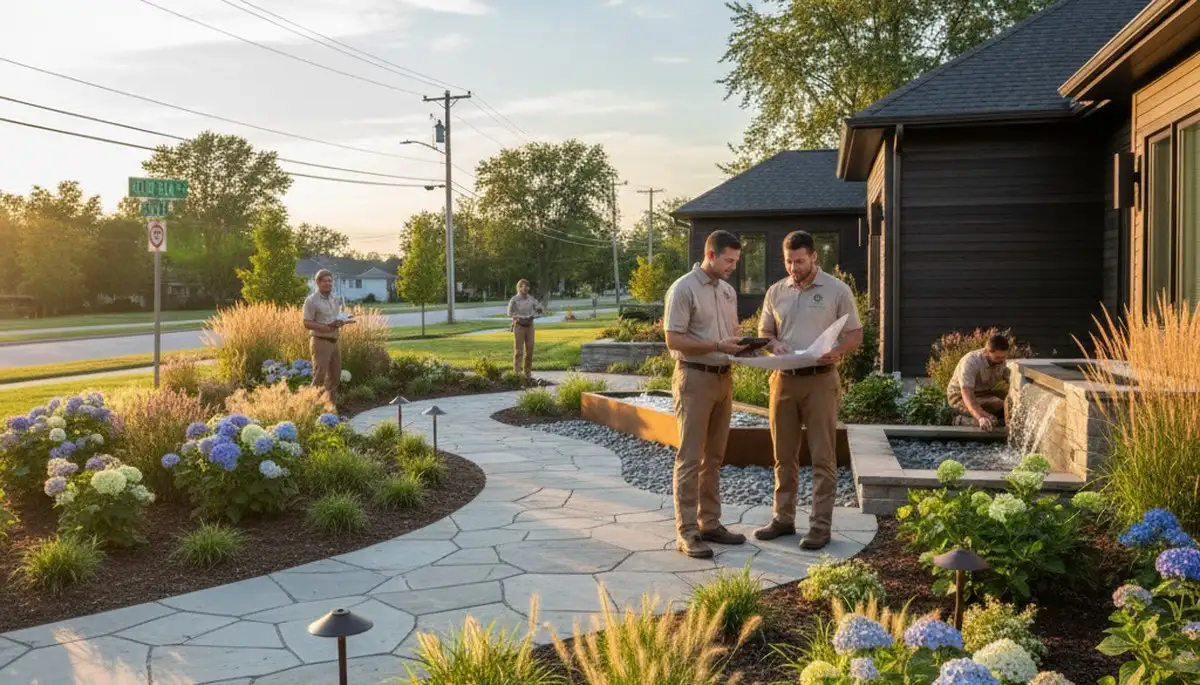 Landscaping services in Naperville, IL for residential and commercial properties