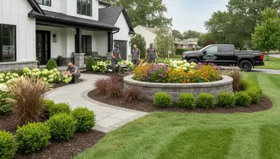 Landscaping services in Naperville, IL for residential and commercial outdoor maintenance