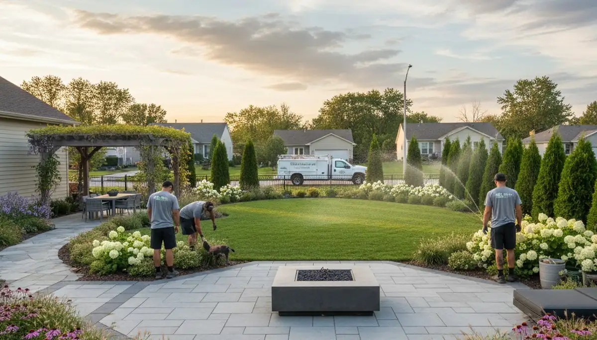Landscaping services in Naperville, IL for residential and commercial properties