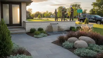 Landscape service in Naperville, IL for residential yards and outdoor property maintenance