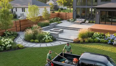 Naperville, IL landscaping services for residential yards and outdoor property maintenance