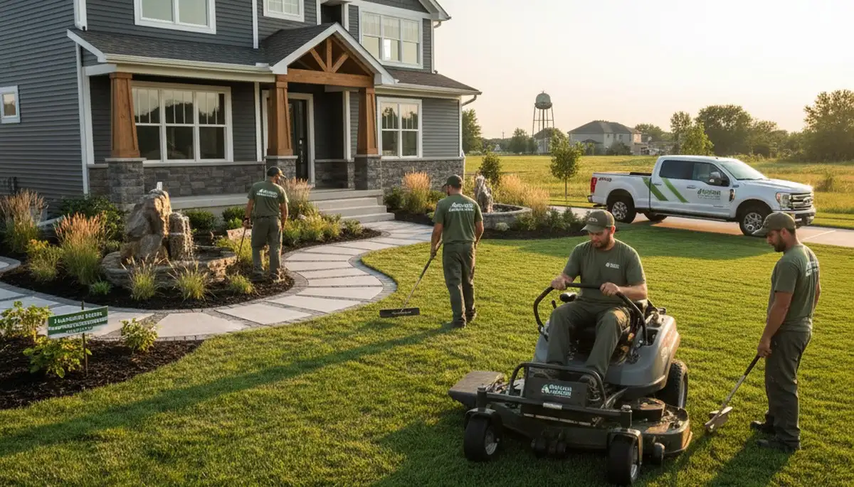 Naperville, IL landscaping services by Naperville Landscapers for residential and commercial properties