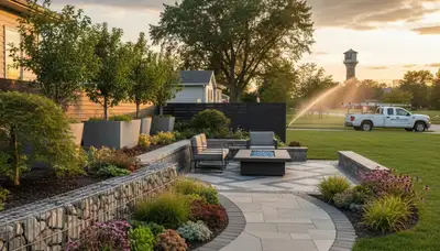Naperville, IL landscaping team providing professional lawn care and landscape maintenance