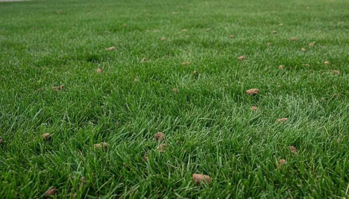 Healthy Naperville IL lawn recovering after professional aeration by Chop Chop Landscaping